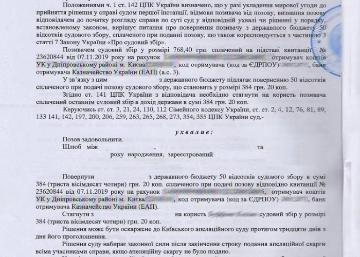 Развод с иностранцем без его присутствия в Украине